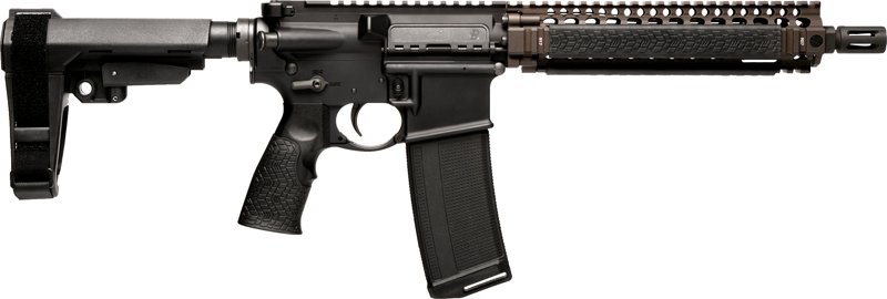 Daniel Def Pistol MK18 W/Brace - 5.56X45 10.3" 32RD BLK/FDE - Image 2