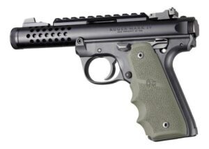 Ruger 22/45 MKIV Rubber Grip with Finger Grooves OD Green