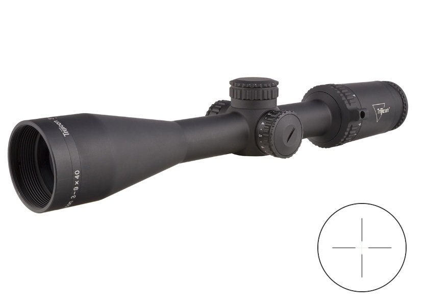Trijicon Credo 3-9X40 BLK 1" Duplex GRN