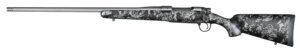 Christensen Arms 8010110900 Mesa FFT 6.5 PRC 4+1 20" Threaded Barrel, Tungsten Gray Cerakote, Black with Gray Webbing Stock, Left Hand