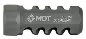 Mdt Sporting Goods Inc 109154RTI Hunt Brake Black Titanium 5/8"x24 Threads 30Cal