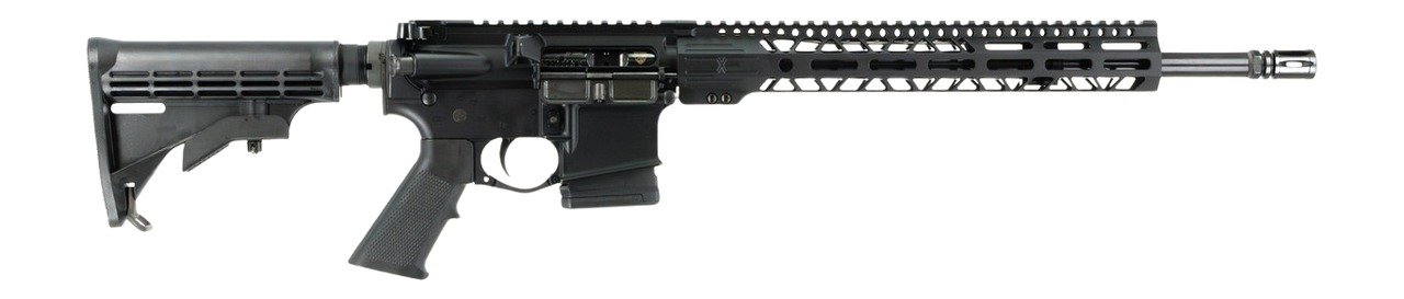 Faxon Firearms FXSPT55616HBAR13 Sport 5.56 NATO 10+1 16" Black Nitride HBAR Threaded Barrel, Black Aluminum Receiver w/Picatinny Rail, M-LOK Handguard, M4 Style Black Polymer Stock, Black Polymer Gri