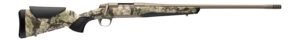 Browning 036138224 X-Bolt 2 Speed 270 Win 4+1 22" Smoked Bronze Cerakote Fluted Threaded Barrel & Steel Drilled & Tapped Receiver, Kryptek Obskura Transitional Camo Adj Vari-Tech Synthetic Stock, Righ