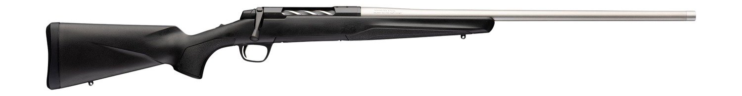 Browning 036115297 X-Bolt 2 Special LR Full Size 300 PRC 3+1 26" Matte Stainless Threaded Barrel, Matte Stainless Steel Drilled & Tapped Receiver, Black Adj Comb & LOP Synthetic Stock Right Hand