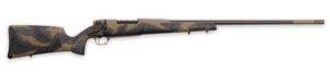 Weatherby MAX01N25RWR6B Mark V Apex 25 WBY RPM 4+1 24" +2 Coyote Tan/Graphite Black Cerakote Fluted Threaded Barrel, Coyote Tan Cerakote Steel Drilled & Tapped Receiver, Tan/Brown Sponge Accents Fixed