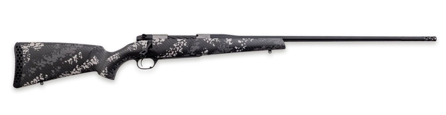 Weatherby MBT20N338WR6B Mark V Backcountry 2.0 Ti Full Size 338 WBY RPM 4+1 24" + 2" Graphite Black Cerakote Fluted Threaded Barrel, Titanium Drilled & Tapped Receiver, Fixed Peak 44 Blacktooth Carbon