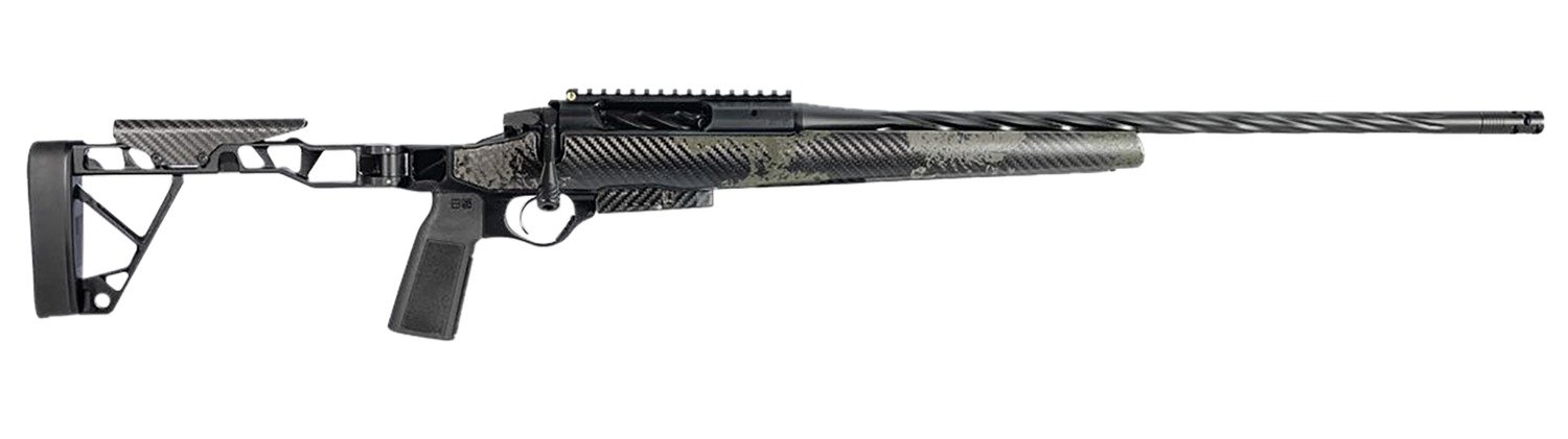 Seekins Precision 11340051F Havak Slam 22 Creedmoor 20" Black Cerakote Threaded Barrel, Black Armorer Anodized Aluminum Receiver w/20 MOA Rail w/Bubble Level, Mountain Shadow Camo Aluminum Seekins Sla