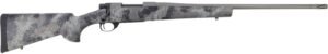 Howa HFN270GL 1500 Fence Line 270 Win 5+1 22" Tungsten Cerakote Threaded Barrel, Tungsten Cerakote Aluminum Drilled & Tapped Receiver, Gray Light Camo Fixed Synthetic Stock, Right Hand