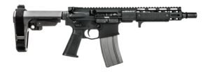 Griffin Armament MK2PSD30095P-W MK2 PSD 300 Blackout 9.50" Threaded Barrel, Black Anodized Aluminum Receiver w/Picatinny Rail, M-LOK Handguard, Black Polymer SBA3 Brace, Black A3 Grip, Ambidextrous