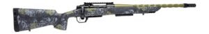 Horizon Firearms HRF-VE2-7MBC-16R Venatic 2 7mm BC 16" Sage Green Spiral Fluted Threaded Barrel, Black DLC Receiver w/Picatinny Rail, Arca Rail Forend, Artic Moss Iota EKO X Carbon Fiber Stock