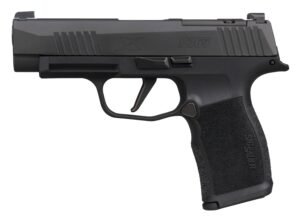 Sig Sauer 365XL9BXR3P15 P365XL Micro-Compact 9mm Luger 15+1 3.70" Black Barrel, Black Nitron Stainless Steel Optic Ready/Serrated Slide, Black Stainless Steel Frame w/Accessory Rail, Black X Polymer