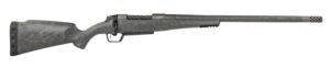 Fierce Firearms ROGTCX7PRC22DGM CT Rogue XP 7mm PRC 3+1 22" Carbon Fiber Match Grade Barrel, Distressed Gray Titanium Drilled & Tapped Receiver, Picatinny Rail Forend, Carbon Matrix C3 Carbon Fiber St