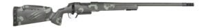 Fierce Firearms RIVSCX25CM22BF Carbon Rival XP 2.0 25 Creedmoor 3+1 22" Carbon Fiber Match Grade Barrel, Black Cerakote Stainless Steel Drilled & Tapped Receiver, Forest Camo Push Button Adj Cheek Pie