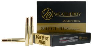 Weatherby B460450TSX Select Plus 460WthbyMag 450gr Barnes TSX Lead Free 20 Per Box/10 Case