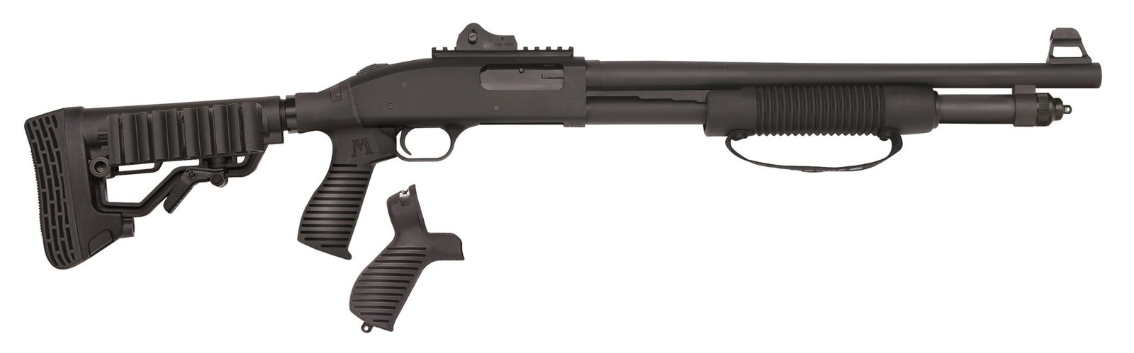 Mossberg 590 SPX 12/18.5 Syn Adj Stock#