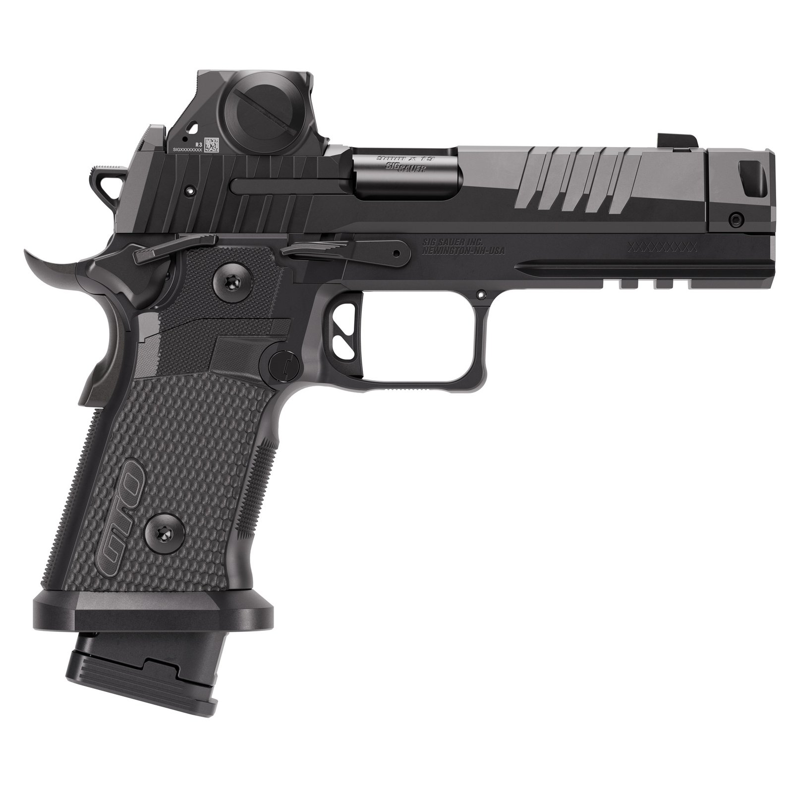 SIG Sauer P211 9mm Comp BLK 4.4" Romeox