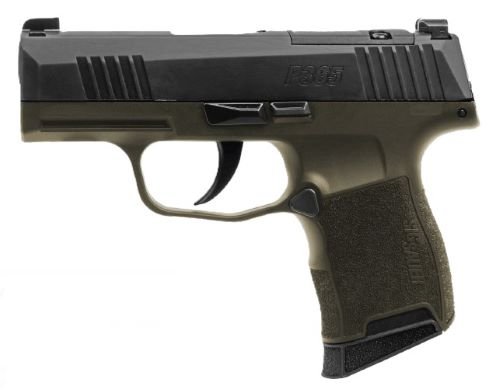 SIG P365 Fortunate Son 9mm - 3.1" XRAY3 (2)10RD Green/Black