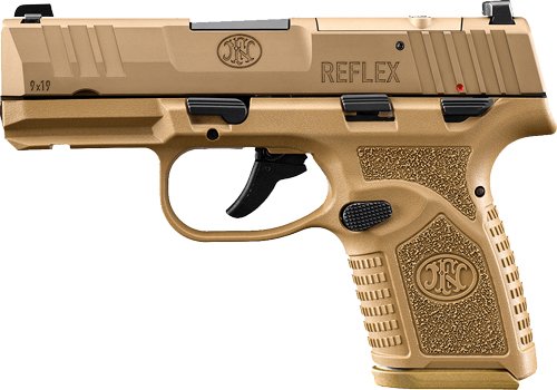 FN Reflex MRD 9mm Luger - 2-10R Mags FDE Safety