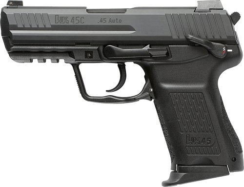 HK HK45C Compt V1 DA/SA 45ACP - 3.94"BBL 2-8RD Black
