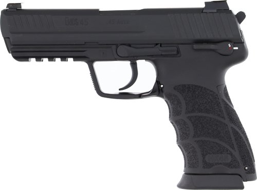 HK HK45 V1 DA/SA 45ACP - 4.46" BBL 2-10RD Black - Image 2