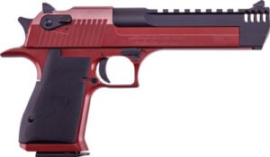 Desert Eagle Mark Xix 50AE 6" - Crimson Red Cerakote Black