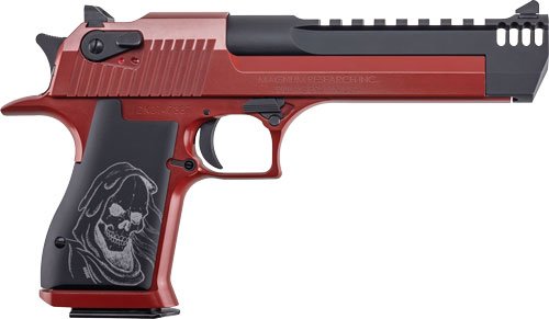 Desert Eagle Mark Xix 50AE 6" - Crimson Red Grim Reaper Grips