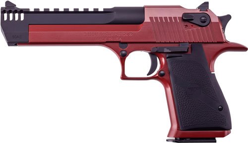 Desert Eagle Mark Xix 50AE 6" - Crimson Red Cerakote Black - Image 2