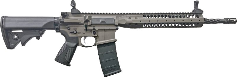 LWRC Ic-SPR Billet 5.56 NATO - 16" 30RD Grey W/ Black Stock - Image 2