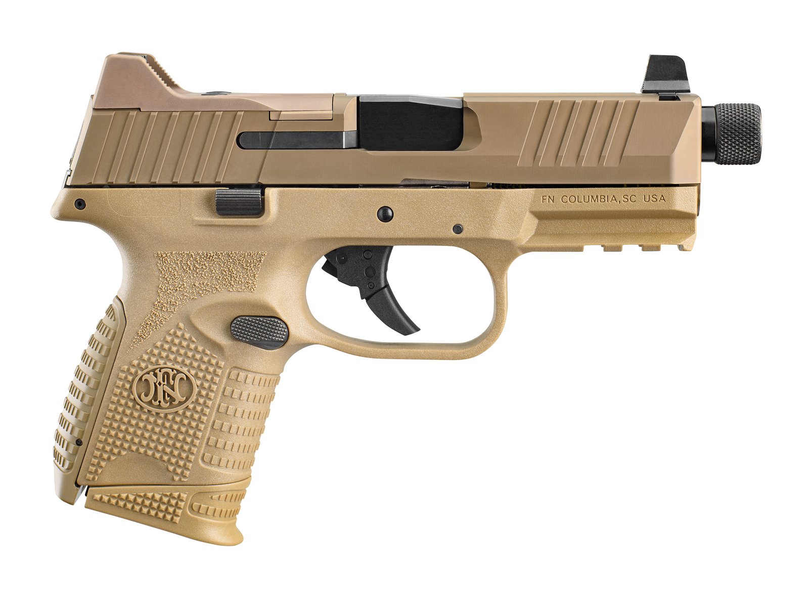 FN 509C Tact 9mm FDE 24+1 NS TB