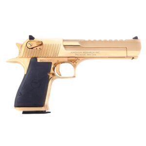 Magnum Research Desert Eagle Mark XIX Zirconium Nitride Gold Handgun .44 Rem mag 7rd Magazines(1) 6" Barrel CA Compliant