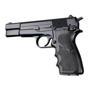 Hogue Browning Hi-Power Rubber Grips with Finger Grooves