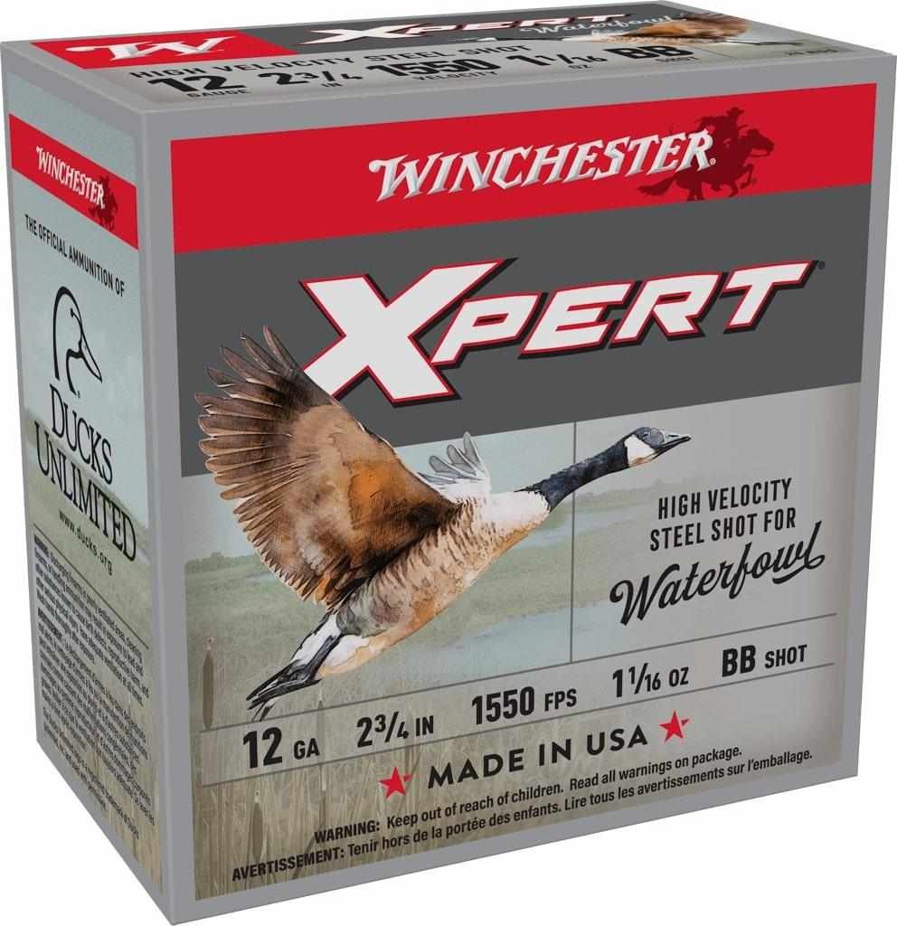 Winchester Xpert High Velocity Steel Shotshells 12 ga 2-3/4" 1-1/16 oz 1550 fps #BB 25/ct