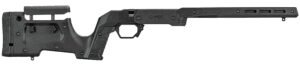 Mdt Sporting Goods Inc 104689BLK XRS Chassis Black Aluminum Core with Polymer Panels, Adj. Cheekrest, M-LOK Forend, Interchangeable Grips, AICS Mag Compatible, Fits Short Action Tikka T3
