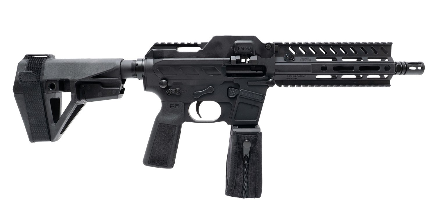Freedom Ordance FM9D8-BLK FM9D 9mm Luger 33+1 8" Black Anodized Barrel, Black Anodized Receiver, Black Polymer Grip