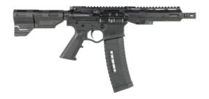 ATI ATIGAX5567ML60TBNS Alpha Maxx 5.56 NATO 60+1 7.50" Black Threaded Barrel, Black Receiver w/Picatinny Rail, Black Polymer Blade, Black A2 Grip
