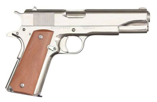 Rock Island Armory M1911-A1 GI 38SPR 5" Nickel