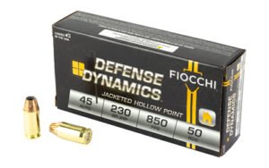 Fiocchi 45ACP 230GR JHP 50/500