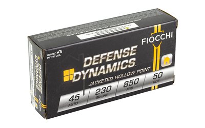 Fiocchi 45ACP 230GR JHP 50/500 - Image 2