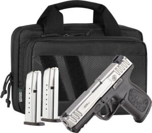 S&W SD9 2.0 9mm 4" FS 16-Shot - Silver SS Slide/Black Bundle