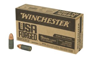 WIN 9mm 115GR FMJ Steel Case 50/500