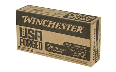 WIN 9mm 115GR FMJ Steel Case 50/500 - Image 3