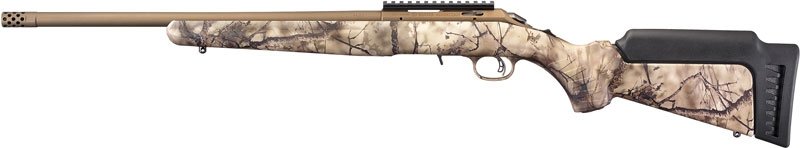 Ruger American 22LR Bronze - Cerakote Go Wild Im Brush Camo - Image 2